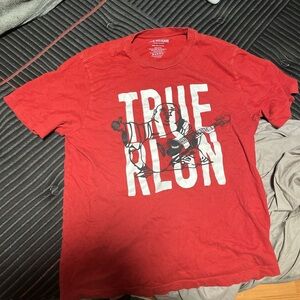 True Religion Red Graphic Tee
